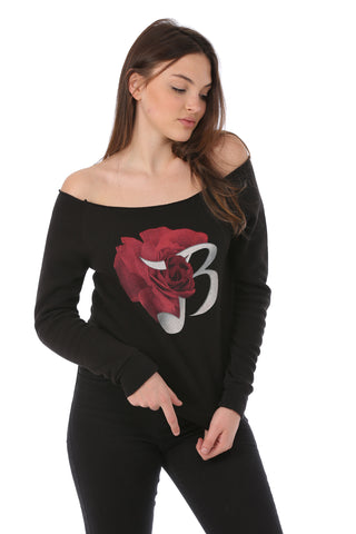 Collection Rose / Off-Shoulder Fleece