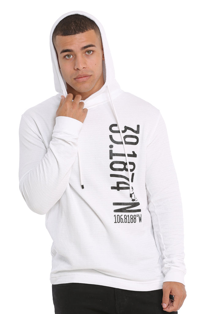 Men's Breezin' Up Southampton NY Hoodie White XL Made In USA